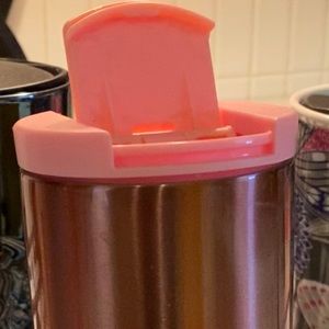 12 Ounce Pink Starbucks Metal Tumbler